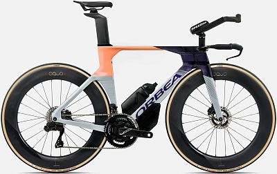 Превью  Велосипед ORBEA Ordu M10iLTD UCI Halo Silver/Tanzanite/Orange Cloud (2026)